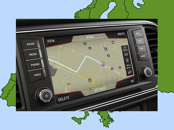 Navigacijos kortelė Seat Navi System Plus Europe kaina ir informacija | GPS navigacijos | pigu.lt