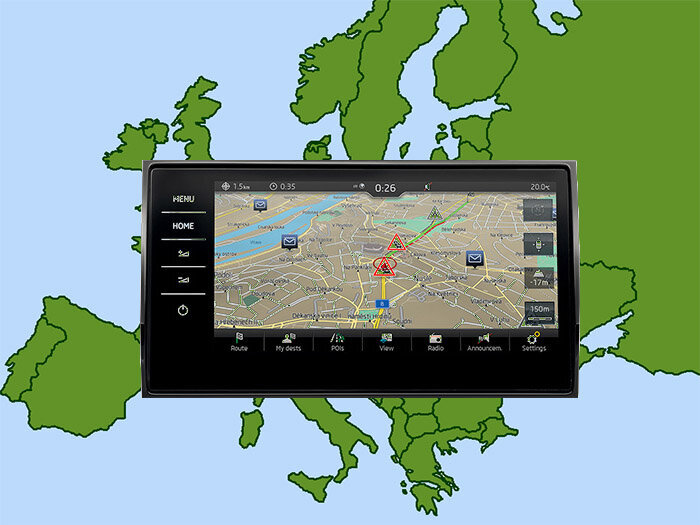 Navigacijos kortelė Škoda Amundsen MIB2 Europe 32GB kaina ir informacija | GPS navigacijos | pigu.lt