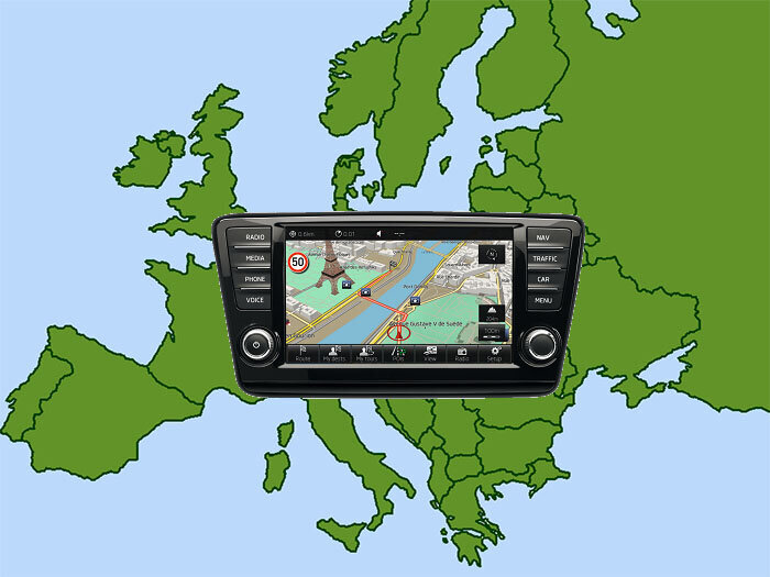 Navigacijos kortelė Škoda Columbus MIB Europe цена и информация | GPS navigacijos | pigu.lt