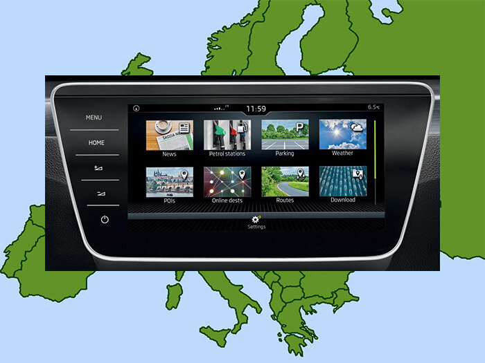 Navigacijos kortelė Škoda Columbus MIB Europe цена и информация | GPS navigacijos | pigu.lt
