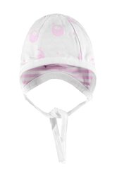 Детская двусторонняя шапочка Bellybutton, розовая и белая цена и информация | Шапки, перчатки, шарфики для новорожденных | pigu.lt