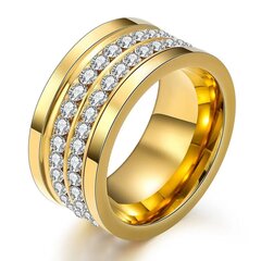 Золотое кольцо с бриллиантами Fashion 18к цена и информация | Кольцо | pigu.lt