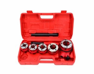 AWTOOLS ТРУБНАЯ РЕЗЬБА 5 шт. 3/8&quot;, 1/2&quot;, 3/4&quot;, 1&quot;, 1-1/4&quot; ЧЕХОЛ ДЛЯ КОМПЛЕКТА цена и информация | Механические инструменты | pigu.lt