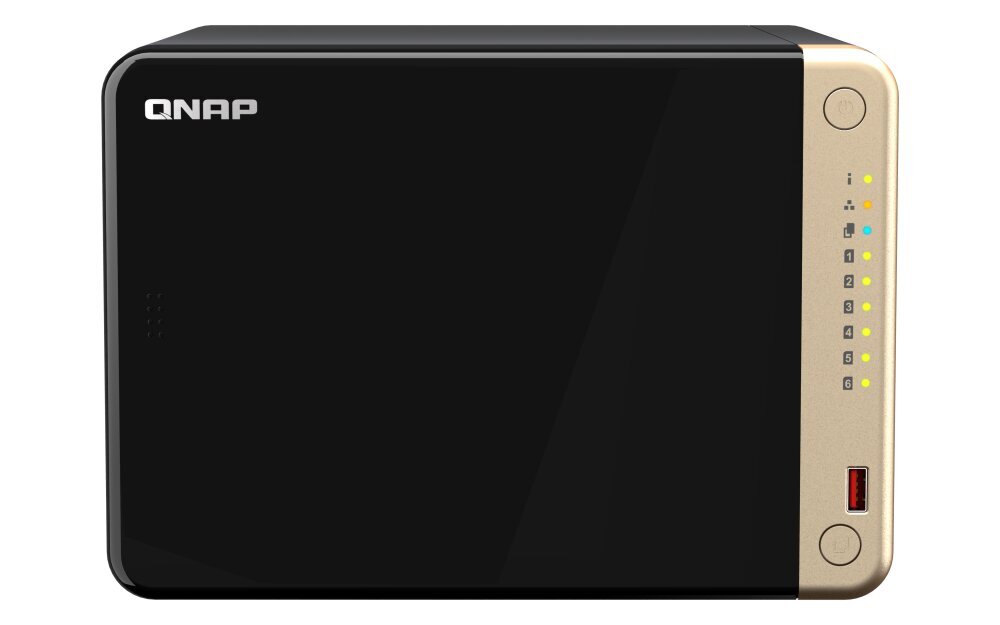 Qnap NAS TS-664-8G цена и информация | Vidiniai kietieji diskai (HDD, SSD, Hybrid) | pigu.lt