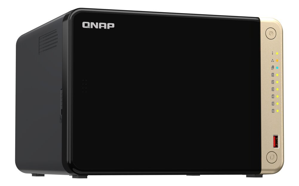 Qnap NAS TS-664-8G цена и информация | Vidiniai kietieji diskai (HDD, SSD, Hybrid) | pigu.lt