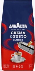 Lavazza kavos pupelės Crema e Gusto, 1 kg цена и информация | Кофе, какао | pigu.lt