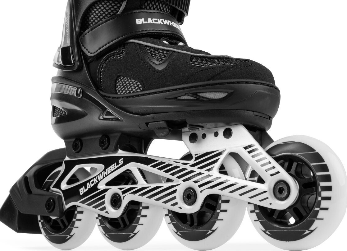 Riedučiai Blackwheels Flex Pro, juodi reguliuojamo dydžio 35-38 kaina ir informacija | Riedučiai | pigu.lt