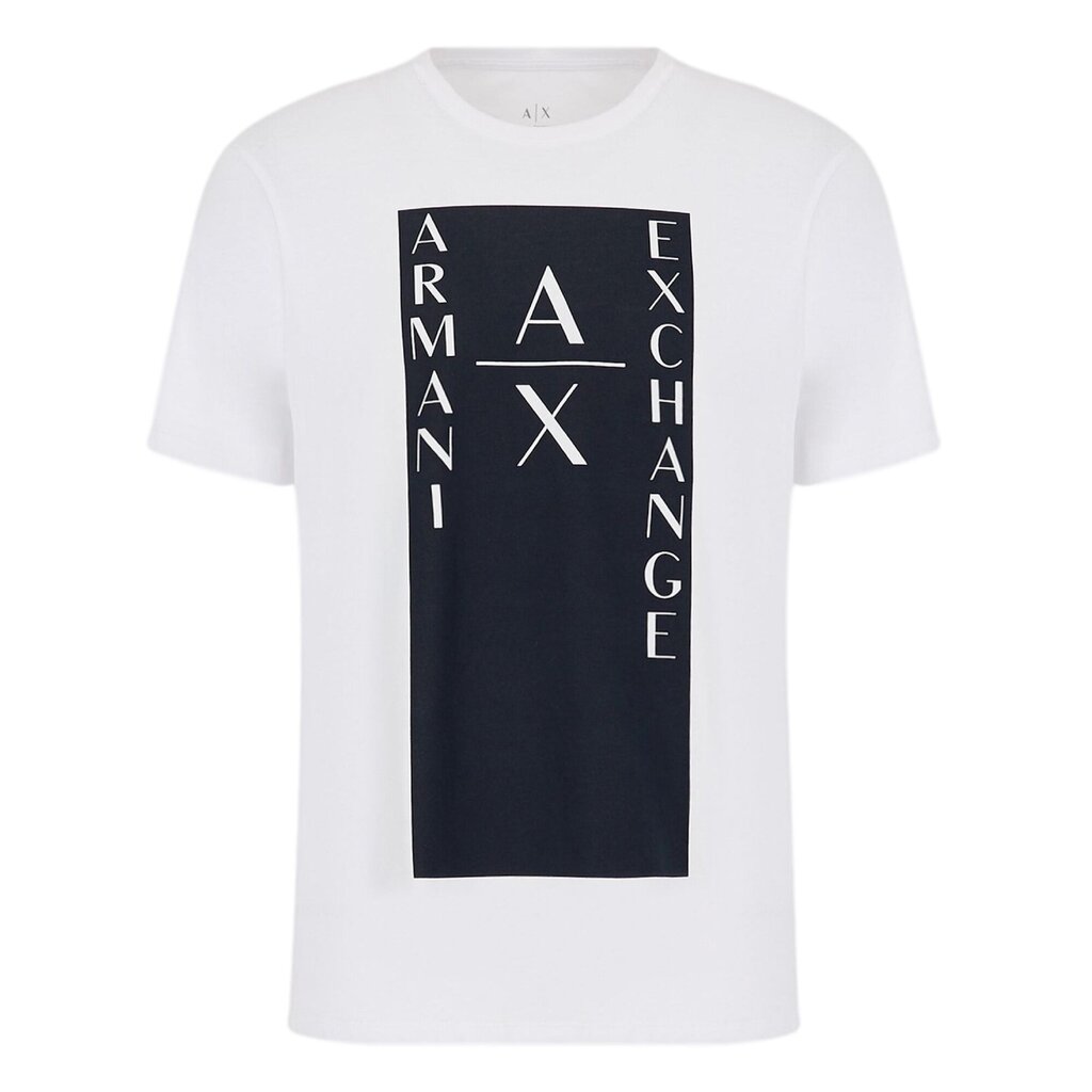 Marškinėliai vyrams Armani Exchange 6HZTAM ZJLDZ, balti kaina ir informacija | Vyriški marškinėliai | pigu.lt