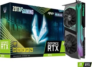Zotac Gaming GeForce RTX 3070 AMP Holo (ZT-A30700F-10P) kaina ir informacija | Vaizdo plokštės (GPU) | pigu.lt