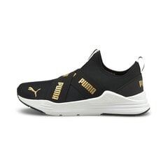 Puma спортивная обувь Wired Run 381993*02, черный/золотой 4063699826647 цена и информация | Детская спортивная обувь | pigu.lt