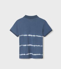 Детская рубашка поло Mayoral 6109*063, синий/белый  цена и информация | Рубашки для мальчиков | pigu.lt