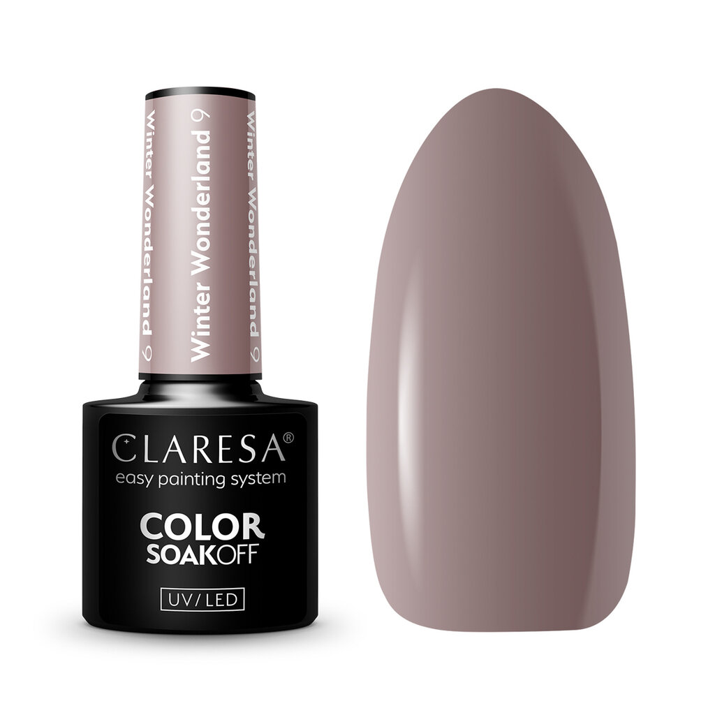 Nagų lakas Claresa Color Soak Off Gel Polish Love Story, Winter Wonderland 9, 5 g kaina ir informacija | Nagų lakai, stiprintojai | pigu.lt