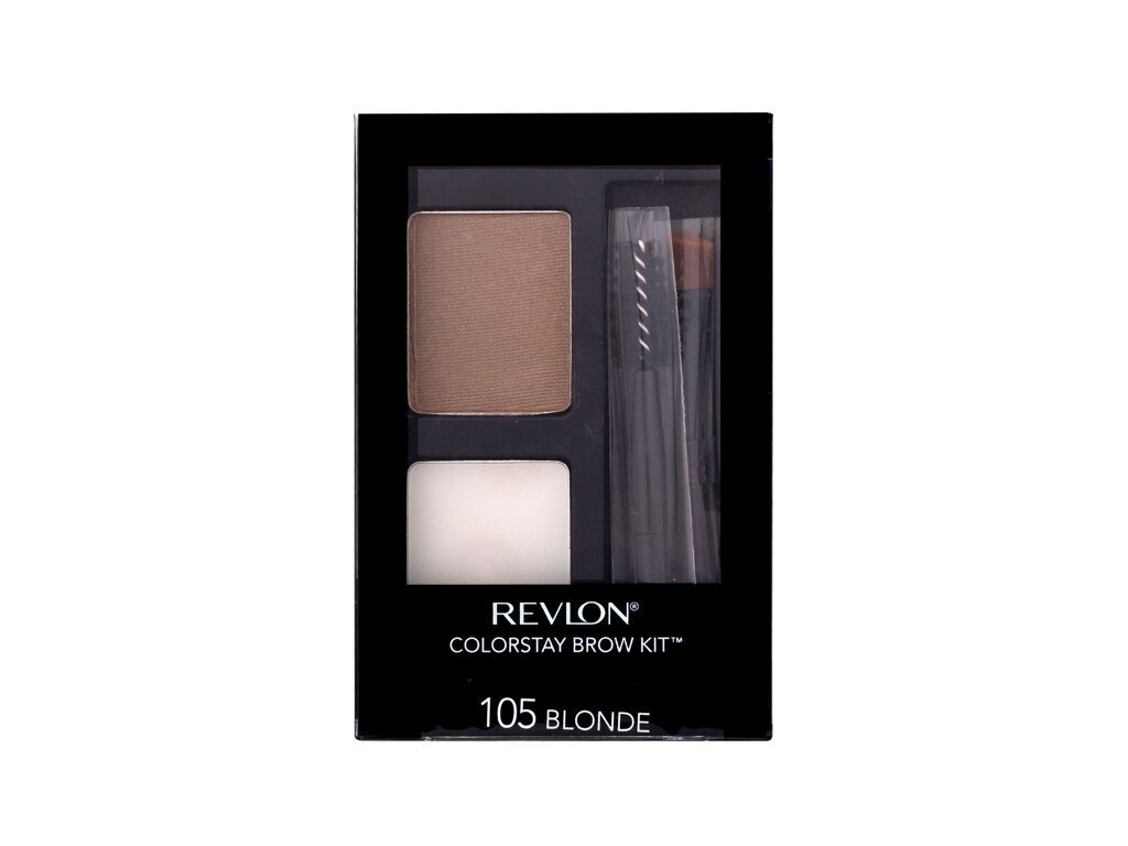 Antakių šešėliai Revlon Colorstay Brow Kit spalva 105 Blonde, 2,42 g kaina ir informacija | Akių šešėliai, pieštukai, blakstienų tušai, serumai | pigu.lt