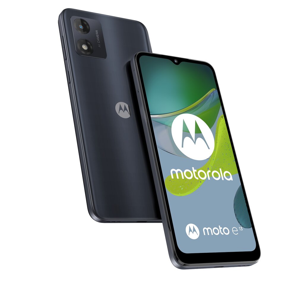 Motorola Moto E13 2/64GB PAXT0019PL Cosmic Black kaina ir informacija | Mobilieji telefonai | pigu.lt