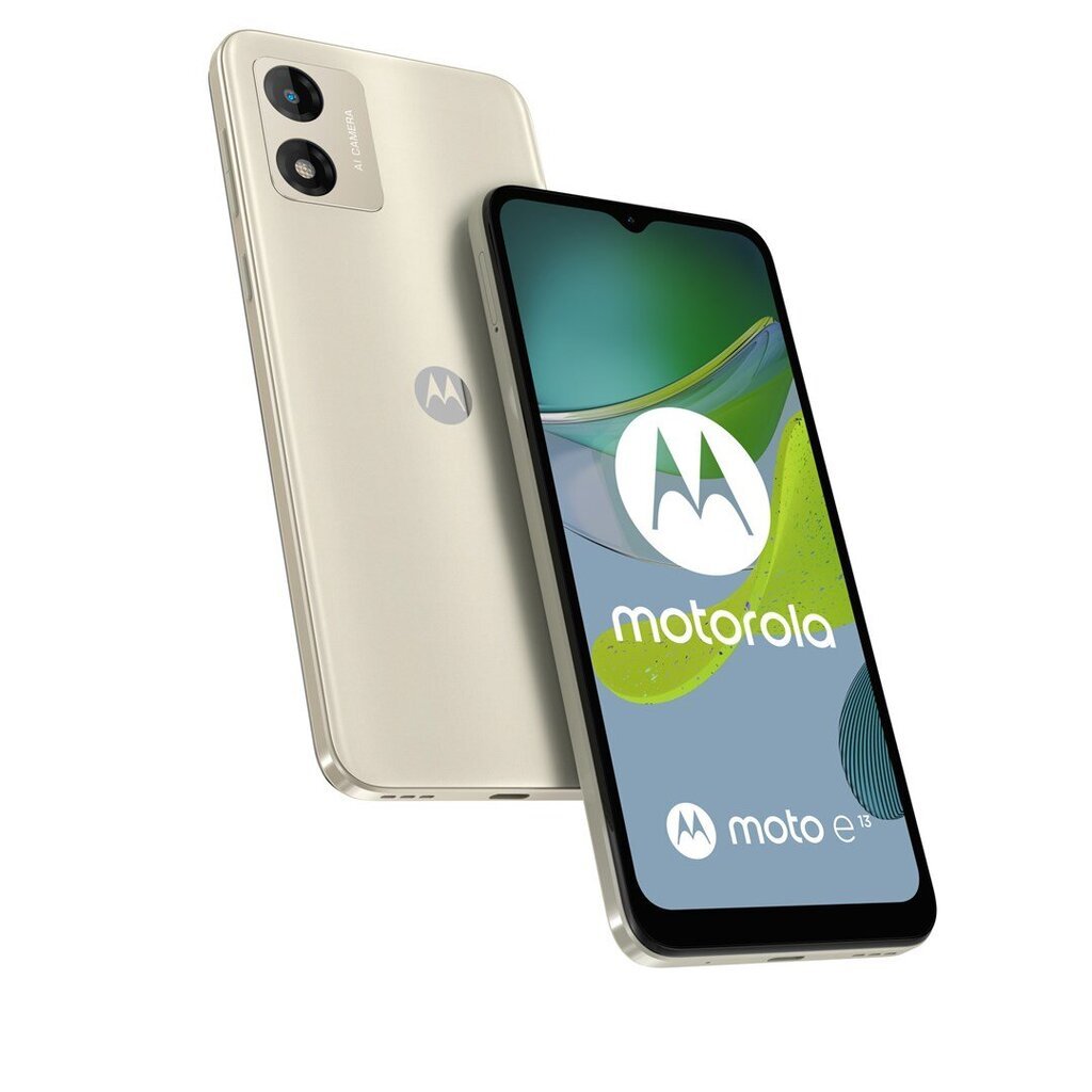 Motorola Moto E13 2/64GB PAXT0025SE Creamy White kaina ir informacija | Mobilieji telefonai | pigu.lt