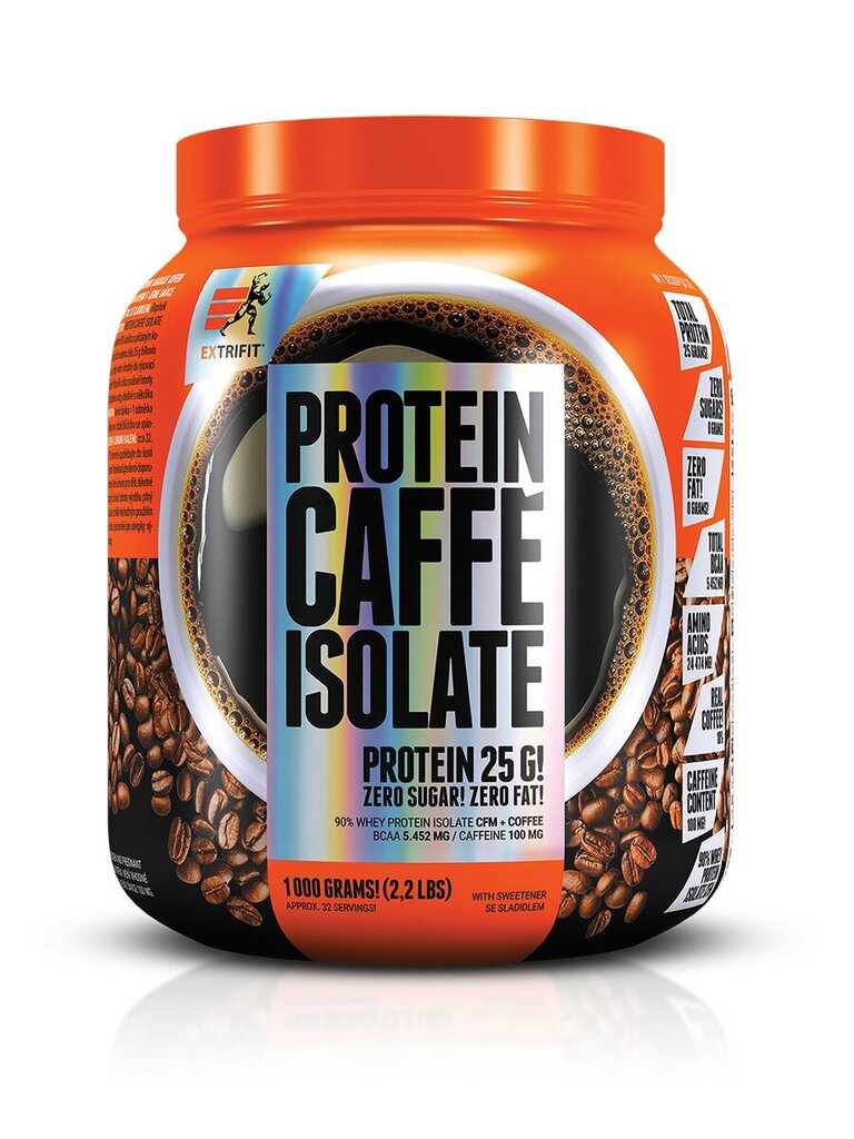 Baltymai Caffe Whey Protein Isolate 90, 1000 g kaina ir informacija | Baltymai | pigu.lt
