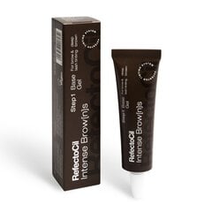 Краска для ресниц/бровей Intense Brow[n]s Base Gel RefectoCil DEEP BROWN, 15 мл цена и информация | Карандаши, краска для бровей | pigu.lt