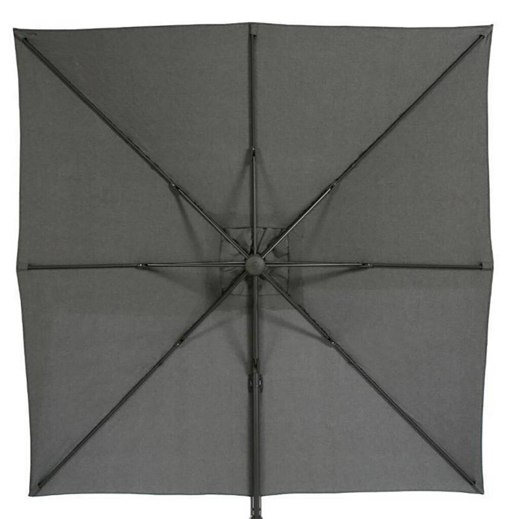 Lauko skėtis su padu Comfort, pilkas kaina ir informacija | Skėčiai, markizės, stovai | pigu.lt