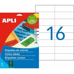 Этикетки Apli A4 цена и информация | Kanceliarinės prekės | pigu.lt