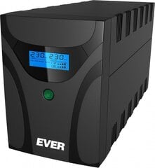Ever EASYLINE 1200 AVR USB Line-Interactive 1,2 kVA 600 W 4 AC lizdas (-ai) kaina ir informacija | Nepertraukiamo maitinimo šaltiniai (UPS) | pigu.lt
