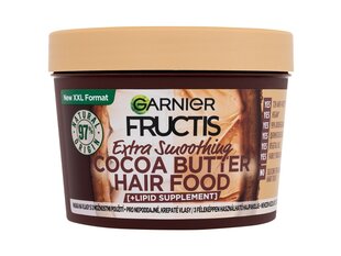 Plaukų kaukė Garnier Fructis Hair Food Cocoa Butter, moterims, 400 ml kaina ir informacija | Priemonės plaukų stiprinimui | pigu.lt