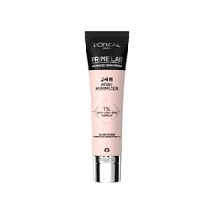 L'Oréal Paris Prime Lab Pore Minimizer, разглаживающая поры база под макияж, 30ml цена и информация | Пудры, базы под макияж | pigu.lt