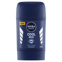 Dezodorantas Nivea Cool Kick vyrams, 50 ml kaina ir informacija | Dezodorantai | pigu.lt