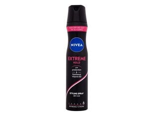 Лак для волос Nivea Extreme Hold, 250 мл цена и информация | Средства для укладки волос | pigu.lt