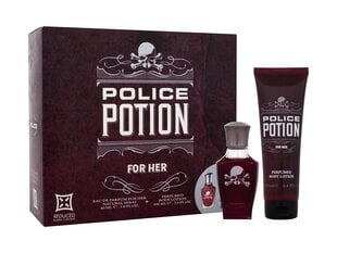 Rinkinys Police Potion For Her Eau de Parfum moterims: kvapusis vanduo EDP, 30 ml + kūno losjonas, 100 ml kaina ir informacija | Kvepalai moterims | pigu.lt