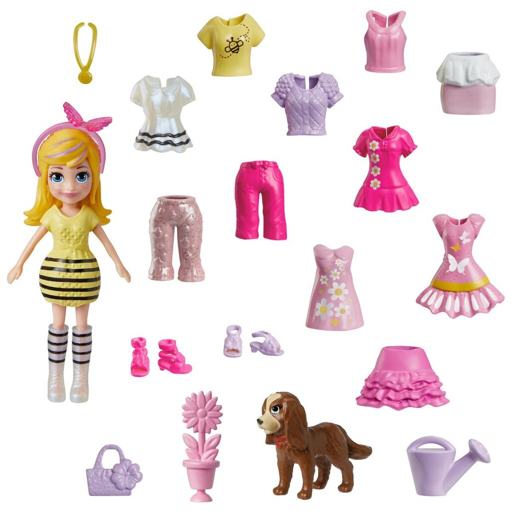 Mados rinkinys Polly Pocket HKV88 kaina ir informacija | Žaislai mergaitėms | pigu.lt