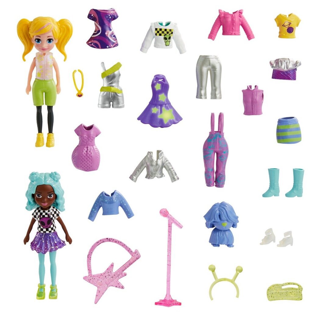 Drabužių rinkinys Polly Pocket Pop Star HNF51 kaina ir informacija | Žaislai mergaitėms | pigu.lt