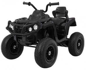 Vienvietis vaikiškas keturratis Quad ATV, juodas kaina ir informacija | Elektromobiliai vaikams | pigu.lt