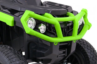 Vienvietis vaikiškas keturratis Quad ATV, juodas/žalias kaina ir informacija | Elektromobiliai vaikams | pigu.lt