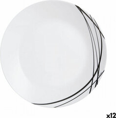 Плоская тарелка Arcopal Domitille Двухцветный Cтекло (25 cm) (12 штук) цена и информация | Посуда, тарелки, обеденные сервизы | pigu.lt