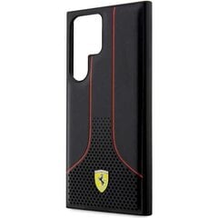 Ferrari FEHCS23LPCSK skirtas Galaxy S23 Ultra S918, juodas kaina ir informacija | Telefono dėklai | pigu.lt
