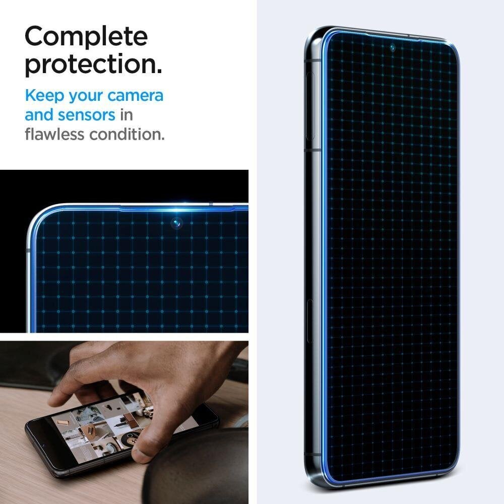 Apsauginis stiklas Spigen Ez Fit skirtas Galaxy S23+ Plus цена и информация | Apsauginės plėvelės telefonams | pigu.lt