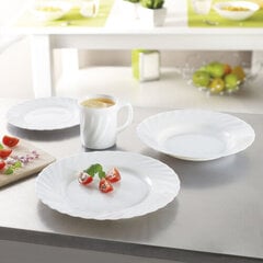 Поднос Luminarc Trianon Белый Cтекло (22 cm) (24 штук) цена и информация | Посуда, тарелки, обеденные сервизы | pigu.lt