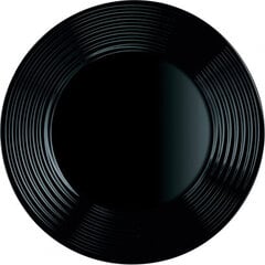 Luminarc Harena lėkštė, juodos spalvos, 25 cm, 24 vnt kaina ir informacija | Indai, lėkštės, pietų servizai | pigu.lt