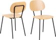 Valgomojo kėdė Actona Amira, ruda kaina ir informacija | Virtuvės ir valgomojo kėdės | pigu.lt