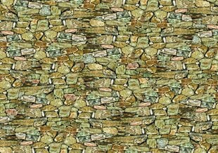 Consalnet Фотообои флизелиновые Stone wall 416 x 254 cm 036VEXXXL цена и информация | Фотообои с инструментом и клеем - Бежевые листья эвкалипта, 400x280 см | pigu.lt