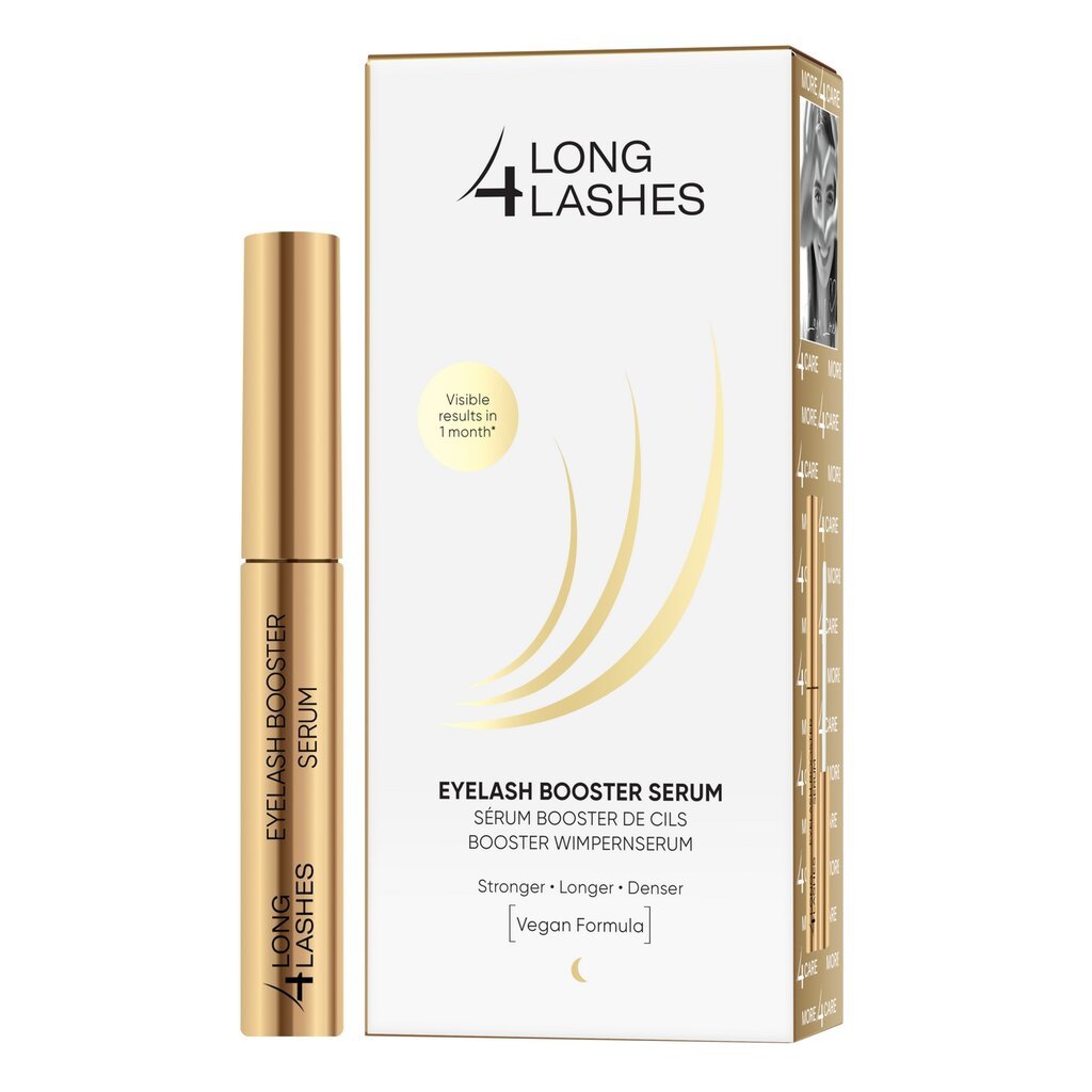 Serumas blakstienų priauginimui Long4Lashes Eyelash Booster Serum, 3 ml kaina ir informacija | Akių šešėliai, pieštukai, blakstienų tušai, serumai | pigu.lt