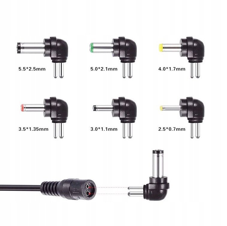 Universalus kintamosios srovės adapteris su 6 šakelėmis цена и информация | Maitinimo šaltiniai | pigu.lt