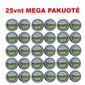 PVC vinilinė izoliacija laidams, 19mm x 20m, juoda, 25vnt цена и информация | Mechaniniai įrankiai | pigu.lt