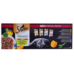 Смесь вкусов SHEBA Nature&apos;s в пакетиках для кошек 40х85г цена и информация | Консервы для кошек | pigu.lt