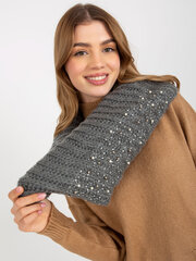 Шарф женский тёмно-серый платок/шарф/шарф-труба цена и информация | Женские шарфы, платки | pigu.lt