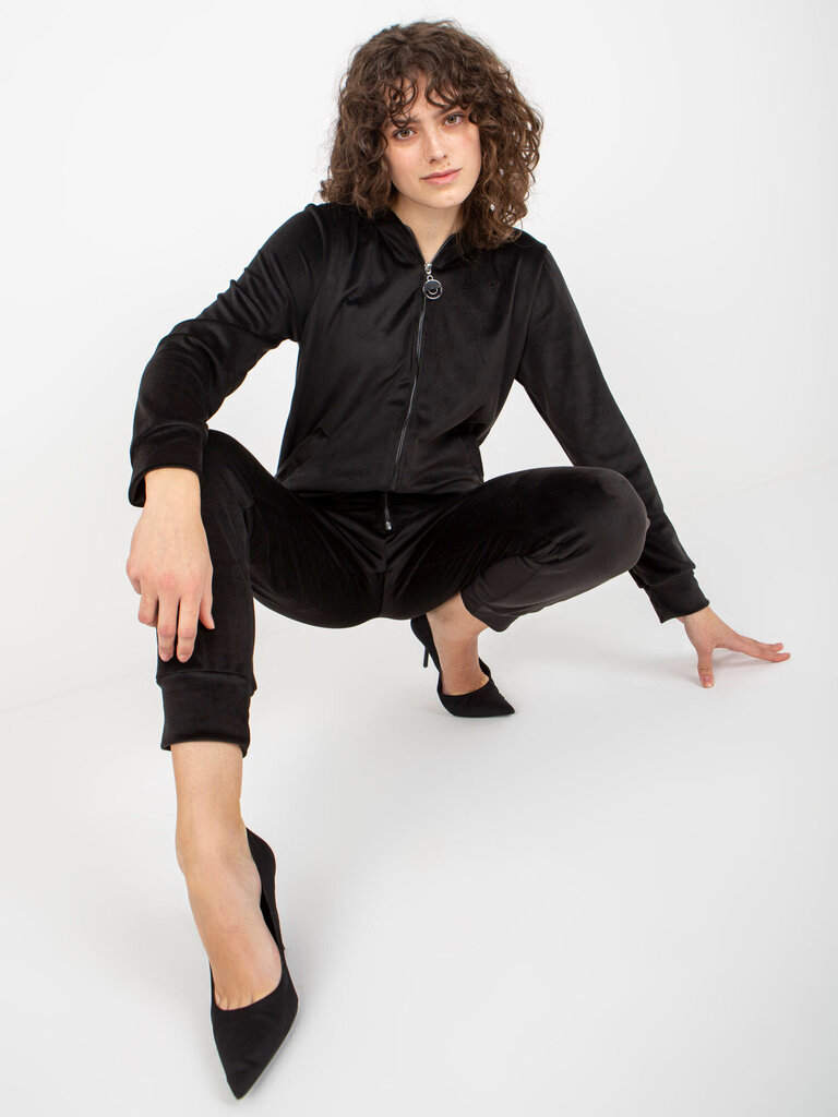 Laisvalaikio kostiumėlis moterims Lakerta LKKMPL50916790, juodas kaina ir informacija | Kostiumėliai moterims | pigu.lt