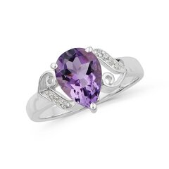 Серебряное (925) кольцо с драгоценными камнями, код ah5589-1 AH5589-1EU-57 цена и информация | Кольца | pigu.lt