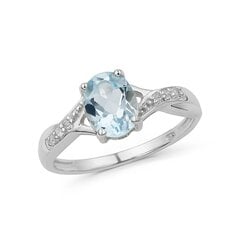 Серебряное (925) кольцо с драгоценными камнями, код ah5665-2 AH5665-2EU-57 цена и информация | Кольца | pigu.lt