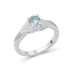 Серебряное (925) кольцо с драгоценными камнями, код ah5593-2 AH5593-2EU-57 цена и информация | Кольца | pigu.lt