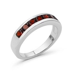 Серебряное (925) кольцо с драгоценными камнями, код ah5219-4 AH5219-4EU-57 цена и информация | Кольцо | pigu.lt